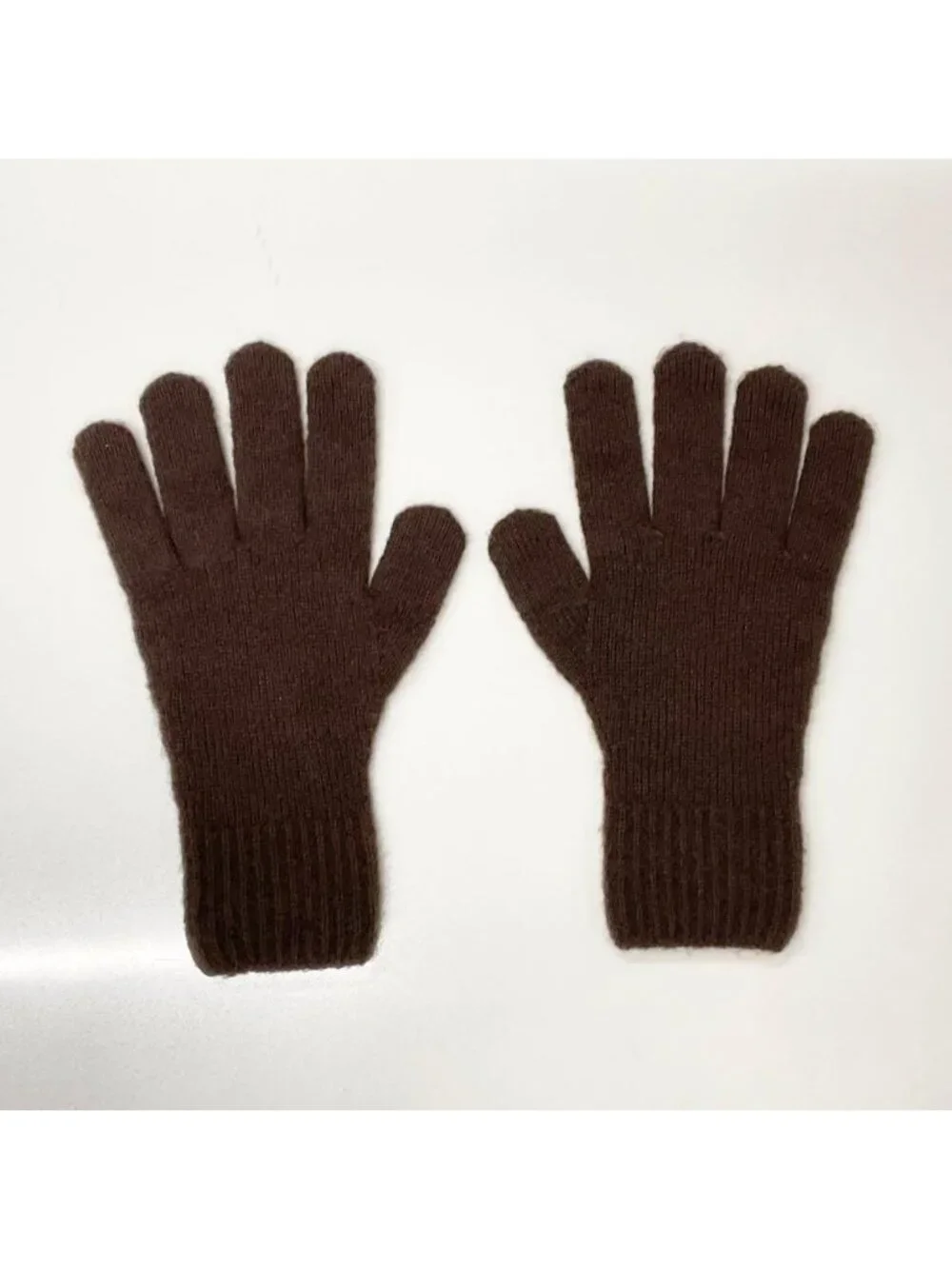 Celine Triomphe Monogram Gloves Brown